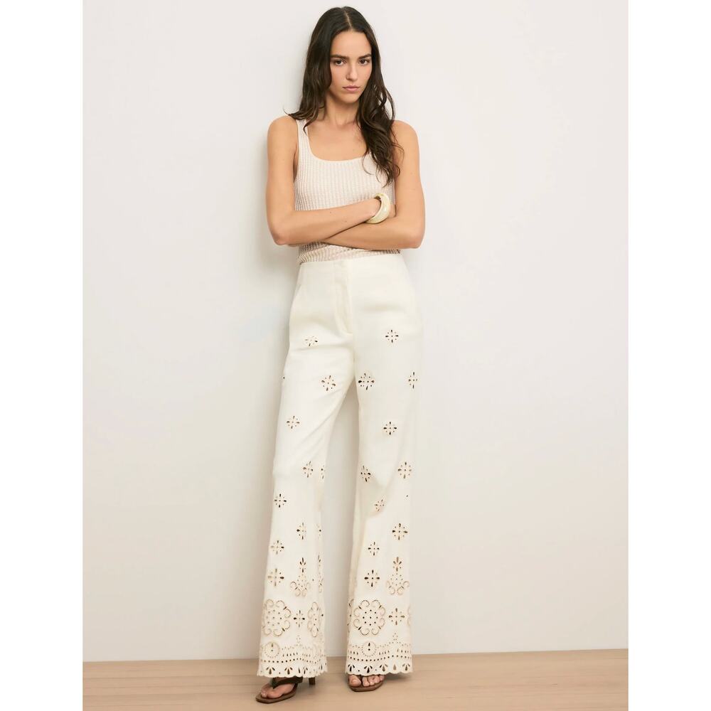 Veronica Beard Komi Eyelet Pant